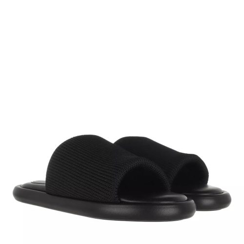 Proenza Schouler Slippers & Mules – Pipe Knit Slide in zwart