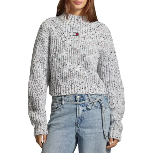 Tommy Hilfiger Gebreide pullover met opstaande kraag