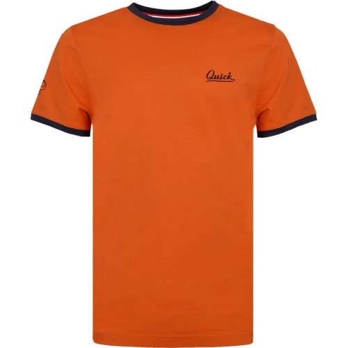 Q1905 T-shirt captain roest /donkerblauw