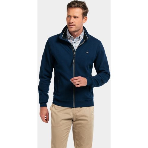 Baileys Vest Blauw Sweat Cardigan Zip 422260/67