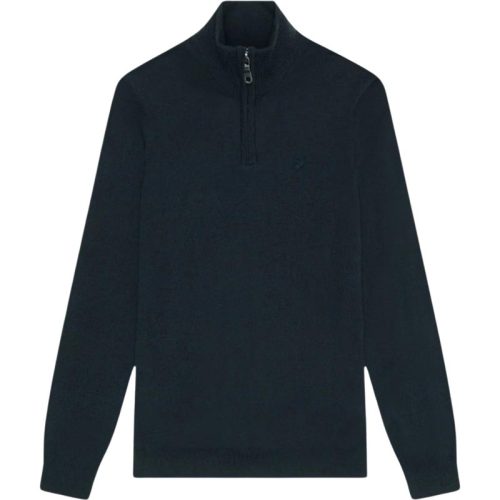 Lyle and Scott Lyle&scott tonal eagle merino quarter zip jumper truien kn2122vc