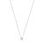 Isabel Bernard Kettingen – De la Paix Hanaé 14 karat necklace  diamond 0.08 in silver