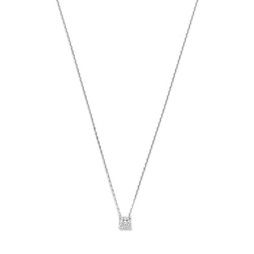 Isabel Bernard Kettingen – De la Paix Hanaé 14 karat necklace  diamond 0.08 in silver