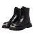 Love Moschino Boots & laarzen – Square Love Stivaletto Donna in zwart