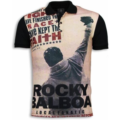 Local Fanatic Rocky balboa the movie digital rhinestone polo