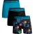 Muchachomalo Heren 3-pack boxershorts print/effen