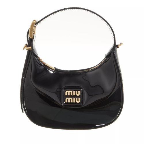 Miu Miu Hobo bags – Patent Leather Hobo Bag in zwart