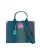 Kurt Geiger Southbank Tote Green Combo Fabric