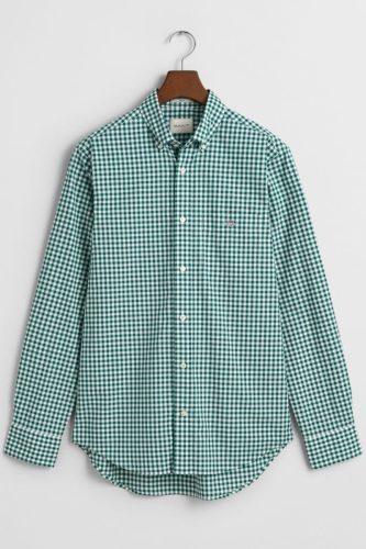 GANT Regular Fit Overhemd groen, Ruit