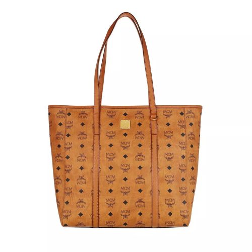 MCM Shoppers – Toni Vi Shopper Med Co, One Size in cognac