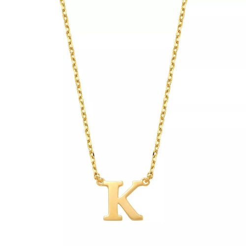 Isabel Bernard Kettingen – Le Marais Chloé 14 Karat Initial Necklace Letter K in gold