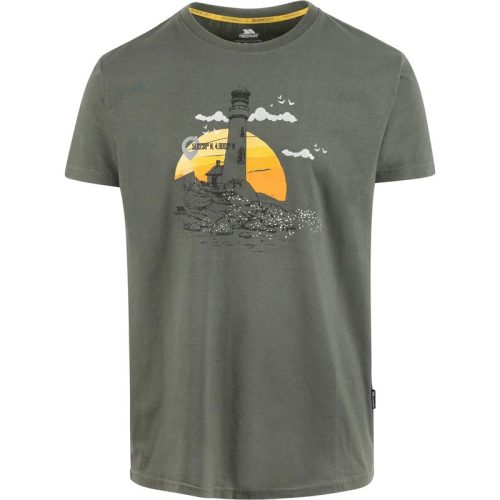 Trespass Heren seacliff bedrukt casual t-shirt