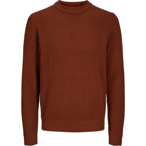 Jack & Jones Joreaton knit crew neck bf brique