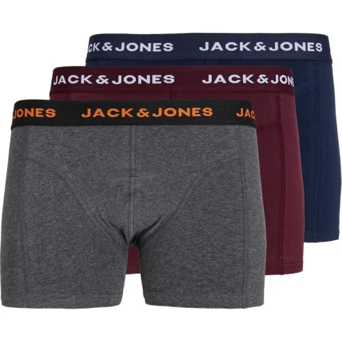 Jack & Jones Heren boxershorts trunks jacblack friday multicolor 3-pack