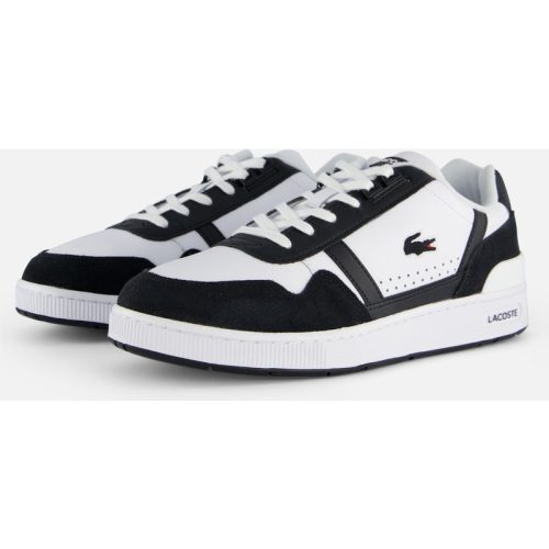 Lacoste Lacoste T-Clip Sneakers wit Leer