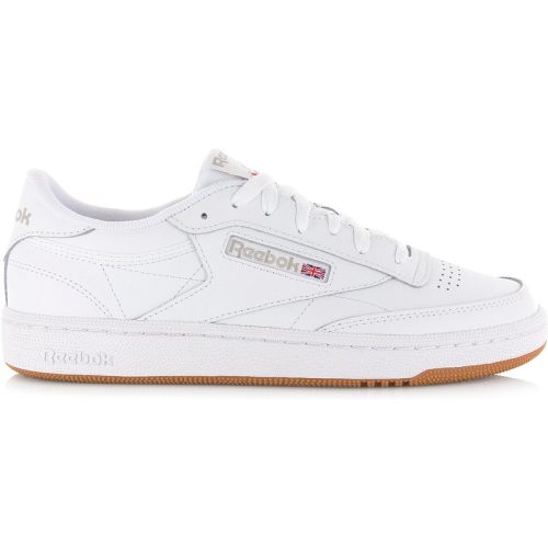 Reebok Club c 85 white/light grey/gum lage sneakers dames