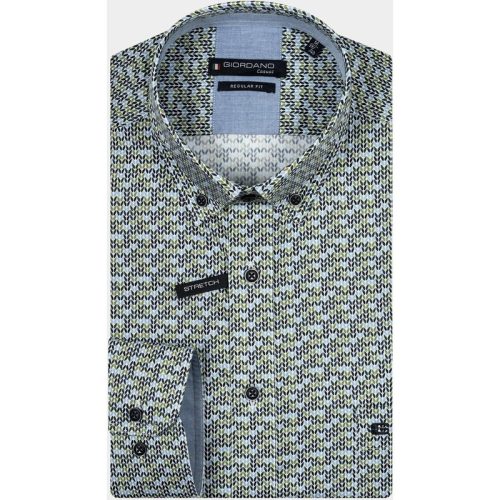 Giordano Casual hemd lange mouw ivy 427015/70