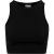 Urban Classics Dames ribbed crop top