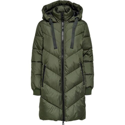 Jacqueline de Yong Jdyskylar padded hood jacket otw no army