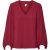 Vero Moda vmolivia l/s v-neck top wvn btq ga 10315119 red plum