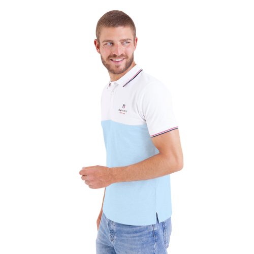 Poloshirt met geribde zoom Camberabero Colorblock