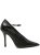 Alexander Wang Pumps & high heels – Black Delphine 105Mm Logo-Lettering Pumps in zwart