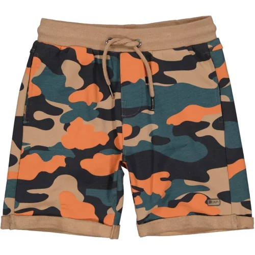 Quapi Jongens sweat short thygo aop steen camo