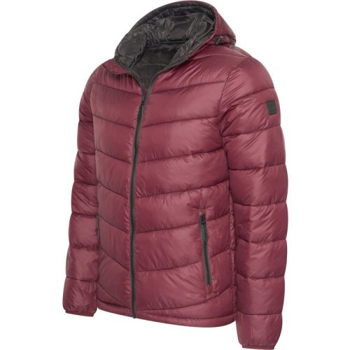 Cappuccino Italia Hooded winter jacket burgundy