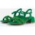 Marco Tozzi Marco Tozzi Sandalen groen textiel