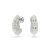 Swarovski Oorbellen – Swarovski Sublima Silver Coloured Ear Studs 569210 in silver