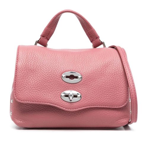 Zanellato Shoppers – Dark Pink Leather Handbag in roze