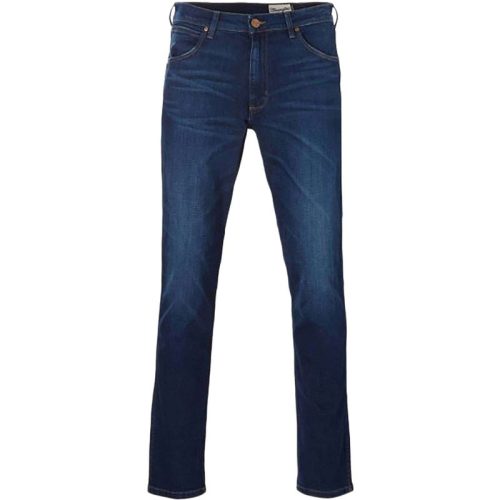 Wrangler Greensboro medium blue used stretch jeans