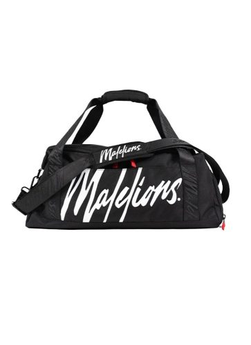 Malelions Sport Signature Duffle Bag Tassen 904 Black/white