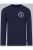 TRIGEMA Regular Fit T-Shirt ronde hals donkerblauw, Effen