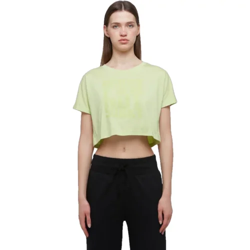 WB Comfy dames crop t shirt licht