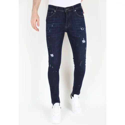 Mario Morato Denim jeans slimfit met gaten