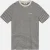 Anerkjendt Akrod s/s cot/linen stripe tee 901538 sky captain