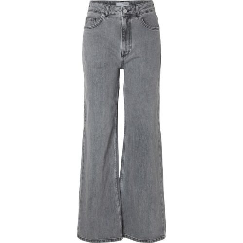 Selected Femme slfalice hw wid long eloise gre jea 16094543 light grey denim