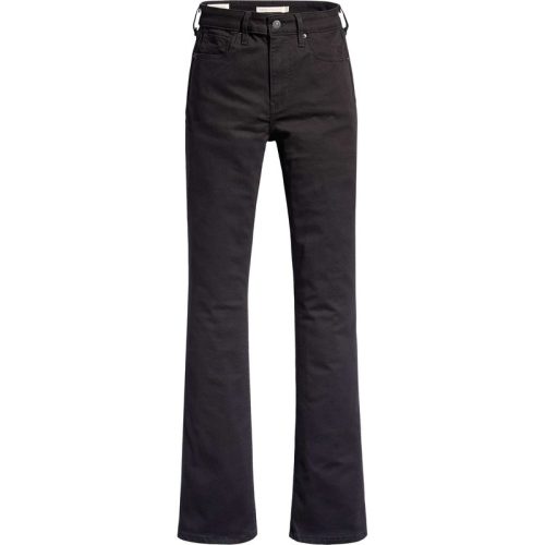 Levi’s 725 high rise bootcut night is black denim