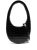 Coperni Shoppers – Black Leather Embossed Croc Effect Bag in zwart