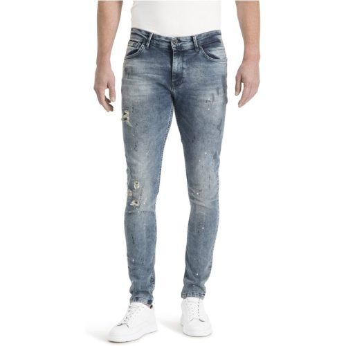 Purewhite The jone w0510 blue denim