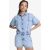 Alix The Label Dames playsuit denim blue