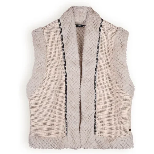 NoBell Meisjes gilet kiddy pearled