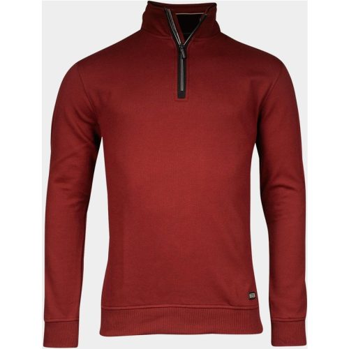 Baileys Half Zip Rood Sweatshirt Zip 423189/36