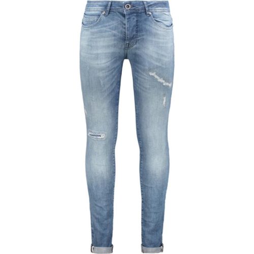 Cars Aron super skinny damage blue denim