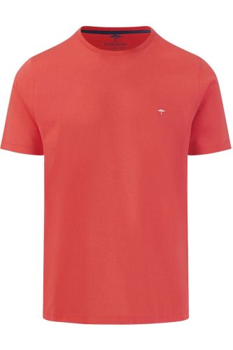 Fynch-Hatton Casual Fit T-Shirt ronde hals rood, Effen