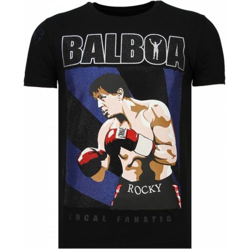 Local Fanatic Balboa rhinestone t-shirt