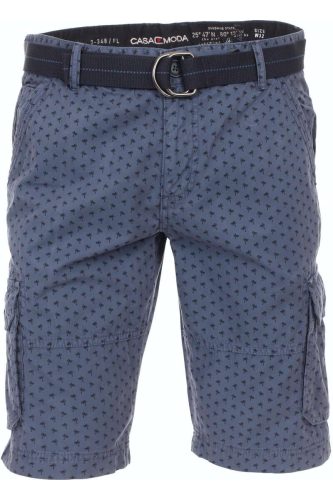 Casa Moda Cargo Shorts blauw, Motief