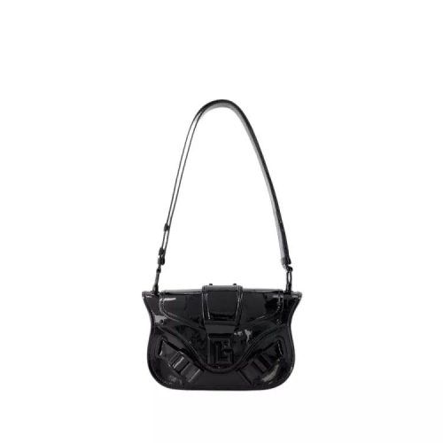 Balmain Shoppers – Blaze Shoulder Bag – Leather – Black in zwart