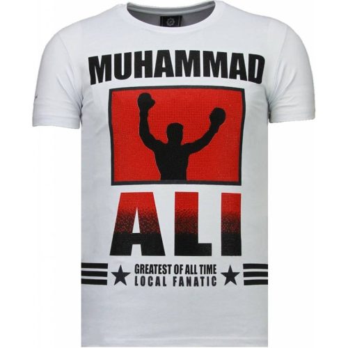 Local Fanatic Muhammad ali rhinestone t-shirt